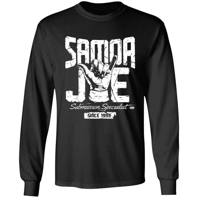 AEW Shop All Elite Wrestling Samoa Joe Submission Specialist Since 1999 Shirt AEW Shop All Elite Wrestling Samoa Joe Submission Specialist Since 1999 Shirt