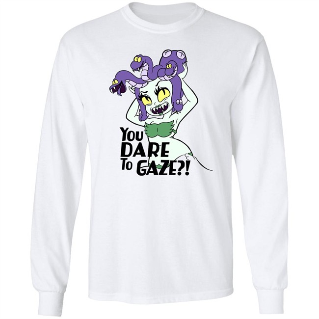Cuphead Cala Maria Medusa You Dare To Gaze Shirt Cuphead Cala Maria Medusa You Dare To Gaze Shirt