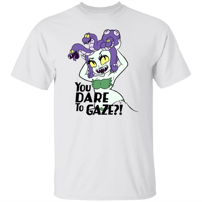 Cuphead Cala Maria Medusa You Dare To Gaze Shirt Cuphead Cala Maria Medusa You Dare To Gaze Shirt