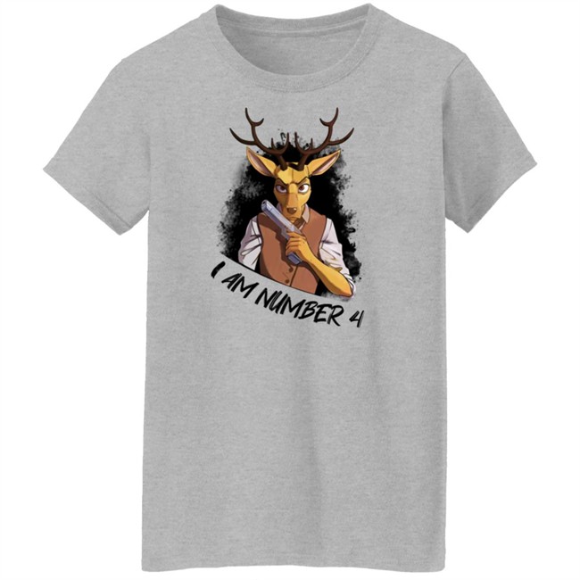 Deer Beastars Louis I Am Number 4 Shirt Luisthefoxxo Deer Beastars Louis I Am Number 4 Shirt Luisthefoxxo