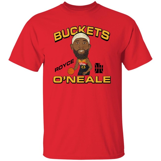 Jared Butler Buckets O’Neale Royce Shirt Jazz Team And Homage Merch