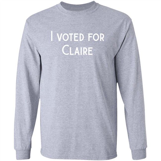 Claire McCaskill I Voted For Claire Shirt Corn Fed Threads Claire McCaskill I Voted For Claire Shirt Corn Fed Threads