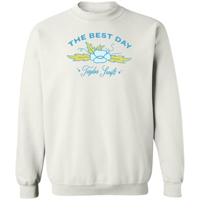 Taylor Nation Merch The Best Day Crewneck Sweatshirt Taylor Swift