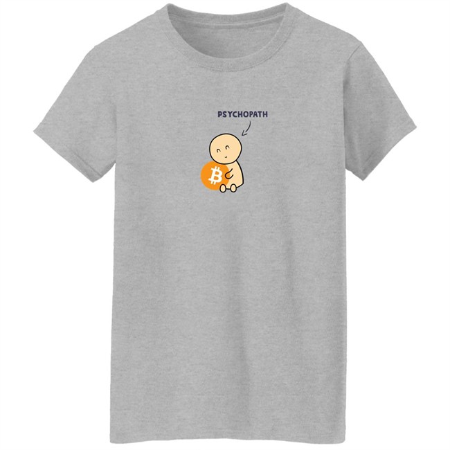 Lina Seiche The Little Psychopath Bitcoin Shirt Lina Seiche The Little Psychopath Bitcoin Shirt