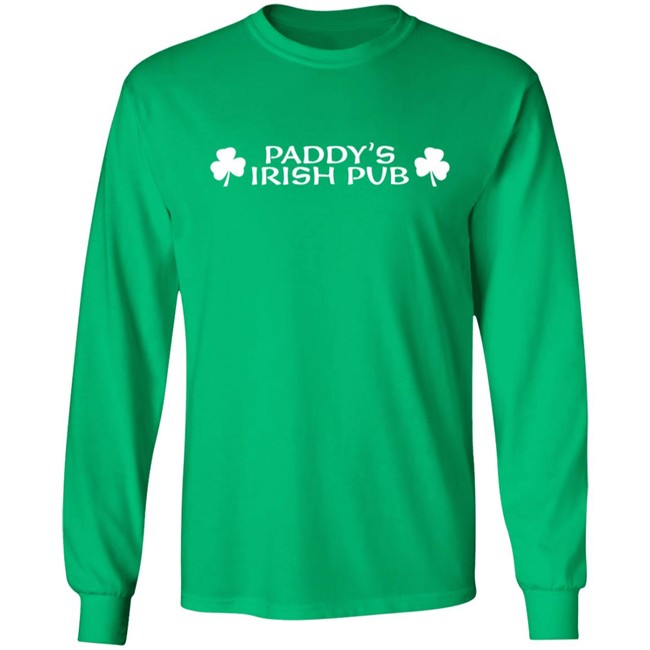 Paddy's Irish Pub Clover T Shirt Old Man Ders Workaholics Paddy's Irish Pub Clover T Shirt Old Man Ders Workaholics