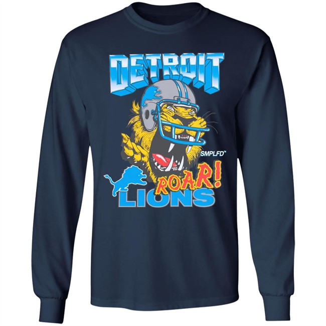 Smplfd X Lions Roar Tee Detroit Lions Smplfd Clothing Merch Smplfd X Lions Roar Tee Detroit Lions Smplfd Clothing Merch