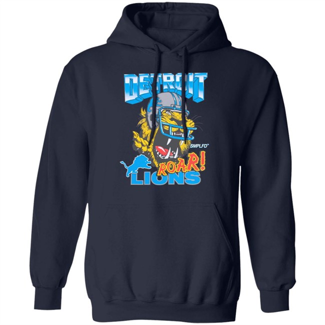 Smplfd X Lions Roar Tee Detroit Lions Smplfd Clothing Merch Smplfd X Lions Roar Tee Detroit Lions Smplfd Clothing Merch