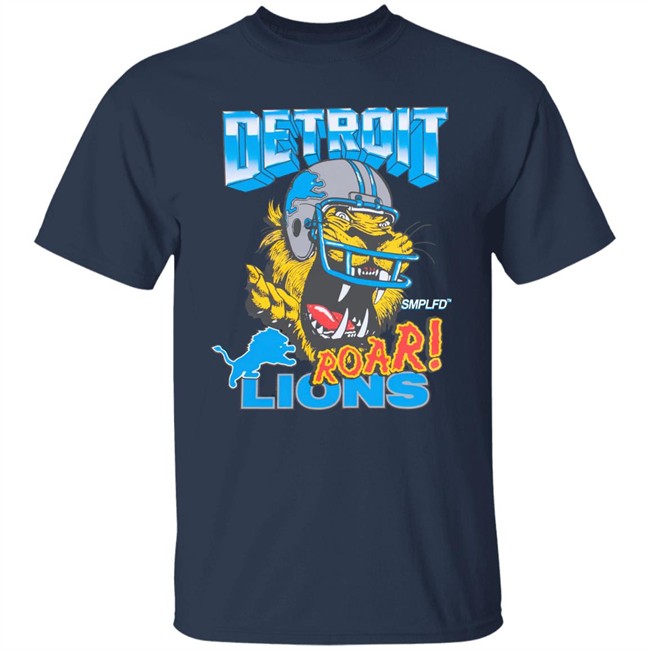 Smplfd X Lions Roar Tee Detroit Lions Smplfd Clothing Merch Smplfd X Lions Roar Tee Detroit Lions Smplfd Clothing Merch
