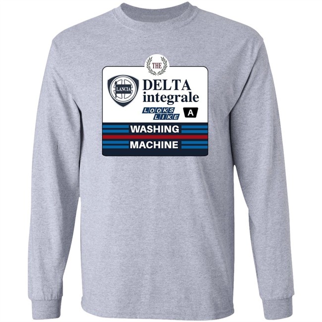 The Delta Integrale Looks Like A Washing Machine Shirt The Delta Integrale Looks Like A Washing Machine Shirt