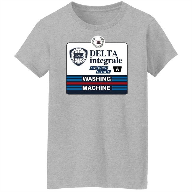 The Delta Integrale Looks Like A Washing Machine Shirt The Delta Integrale Looks Like A Washing Machine Shirt