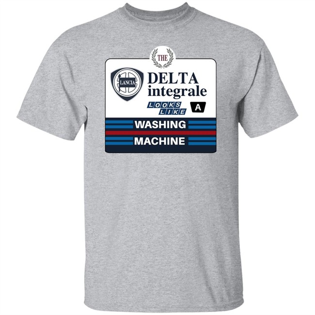 The Delta Integrale Looks Like A Washing Machine Shirt The Delta Integrale Looks Like A Washing Machine Shirt