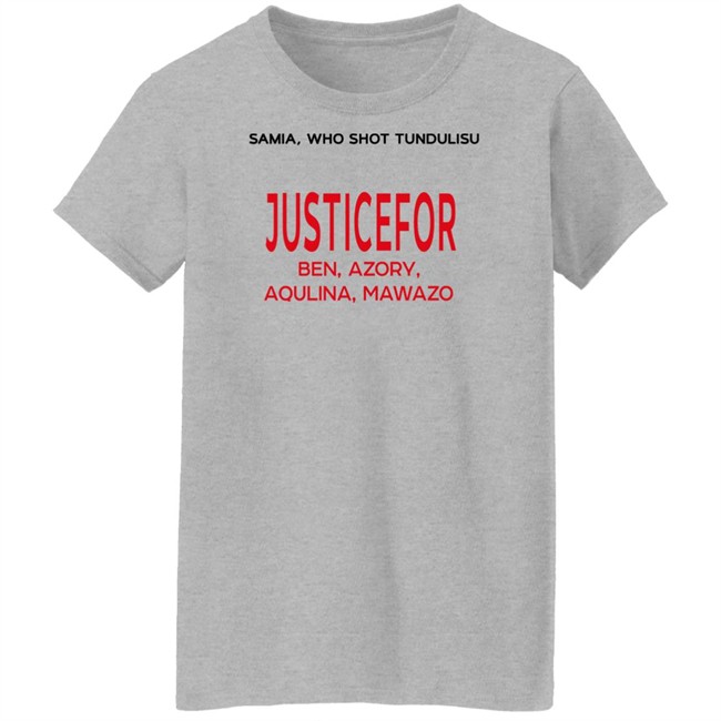 Justice For Ben Azory Aqulina Mawazo Shirt Liberatus Mwang'ombe Justice For Ben Azory Aqulina Mawazo Shirt Liberatus Mwang'ombe