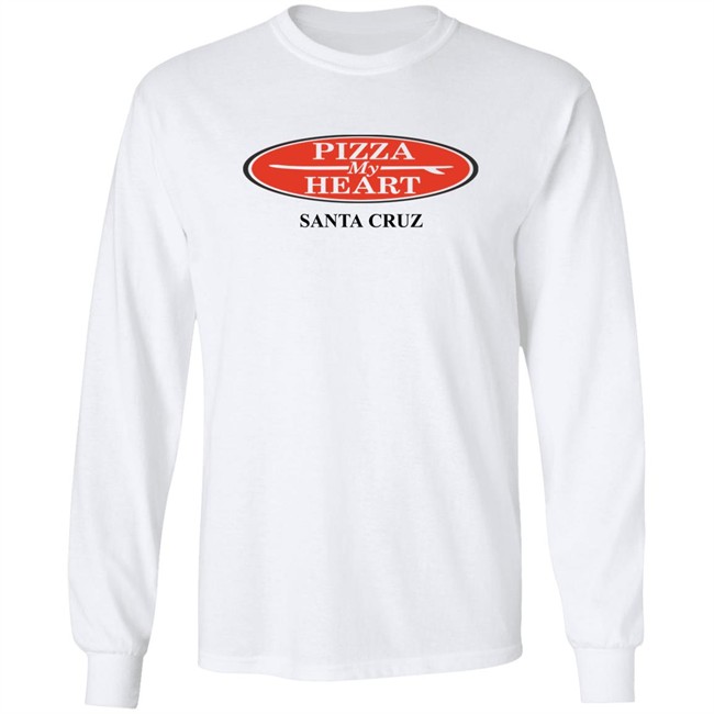 Chuck Hammers Pizza My Heart Santa Cruz Shirt Chuck Hammers Pizza My Heart Santa Cruz Shirt