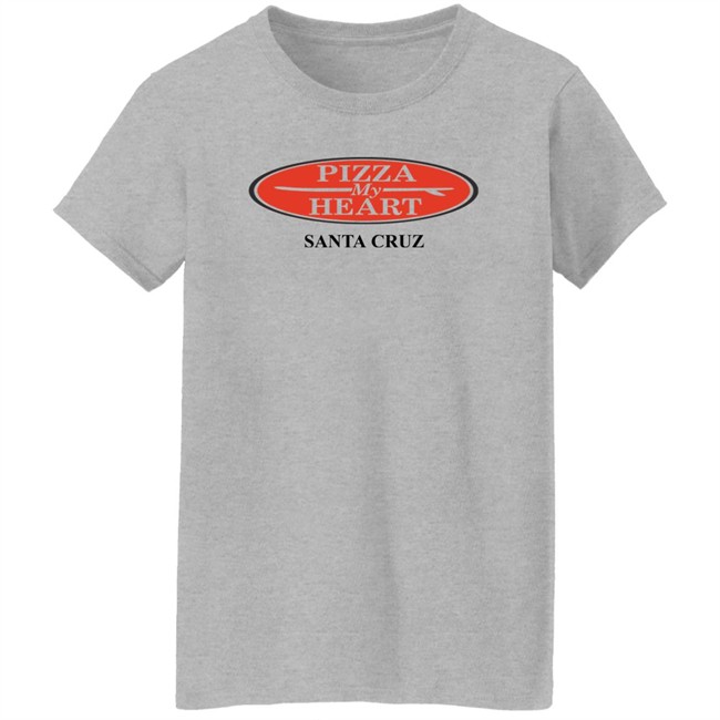 Chuck Hammers Pizza My Heart Santa Cruz Shirt Chuck Hammers Pizza My Heart Santa Cruz Shirt
