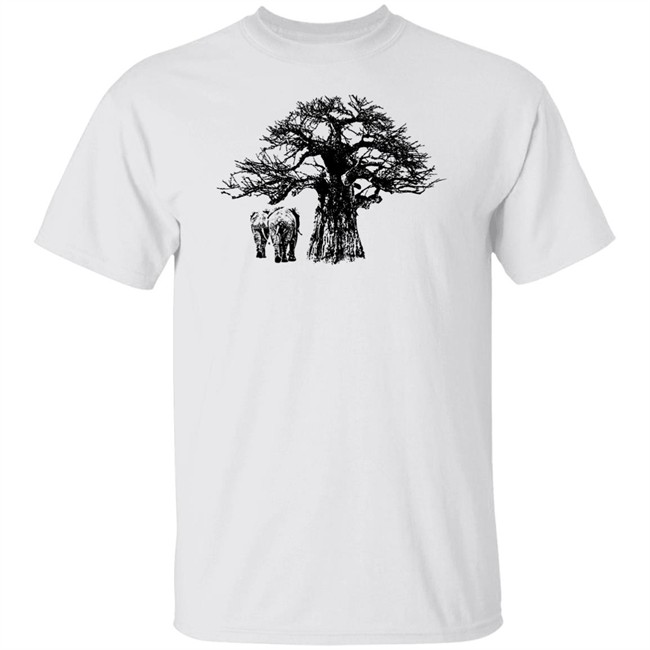 Africa Baobab Tree And Elephants Shirt