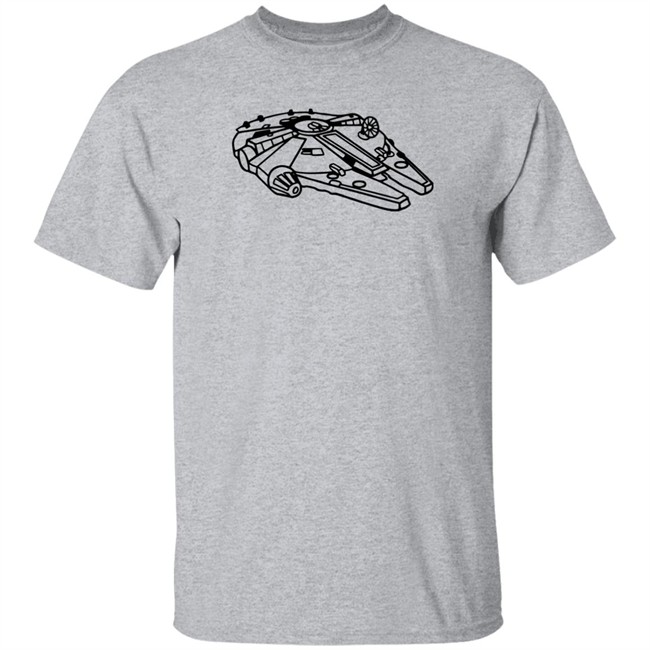 Obvious Shirts Joey Millennium Falcon T Shirt