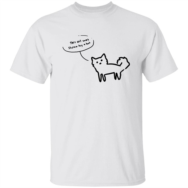 Notidee This Art Was Stelen By A Bot Shirt