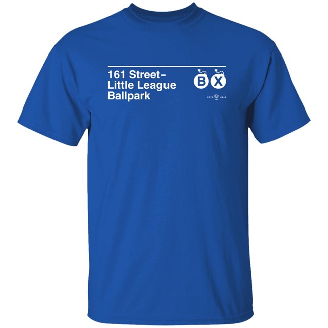 161 Street Little League Ballpark T Shirt Rotowear Merch 161 Street Little League Ballpark T Shirt Rotowear Merch