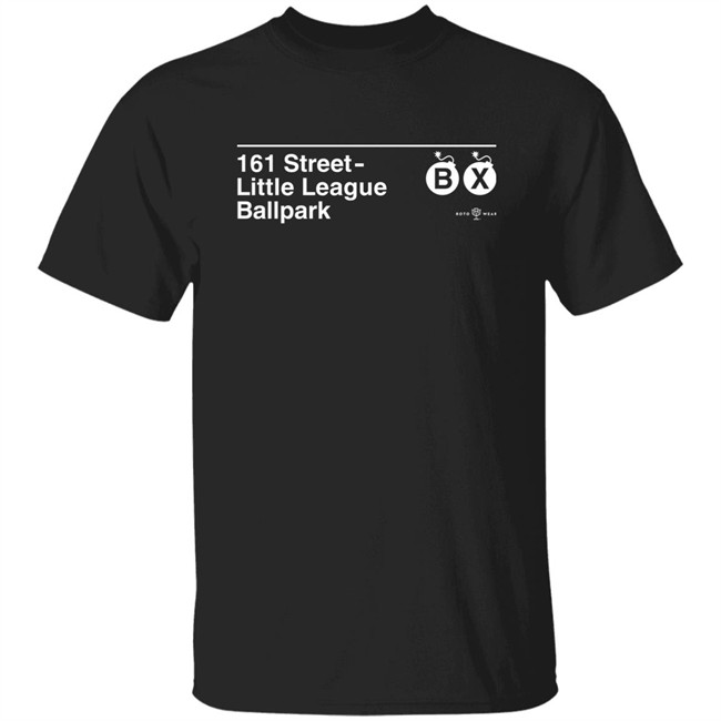 161 Street Little League Ballpark T Shirt Rotowear Merch 161 Street Little League Ballpark T Shirt Rotowear Merch