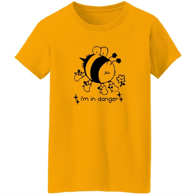 Megan Rose Ruiz Store I'm In Danger Bee Shirt Megan Rose Ruiz Store I'm In Danger Bee Shirt
