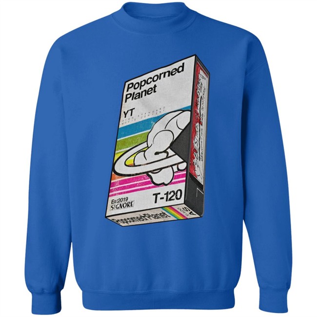 No Sys Knows Store Merch Popcorned Planet Vhs Sleeve Shirt Andy Signore No Sys Knows Store Merch Popcorned Planet Vhs Sleeve Shirt Andy Signore