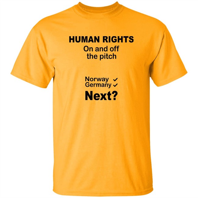 Human Rights On And Off The Pitch Norway Germany Next T Shirt Nicolas Puiravau Human Rights On And Off The Pitch Norway Germany Next T Shirt Nicolas Puiravau