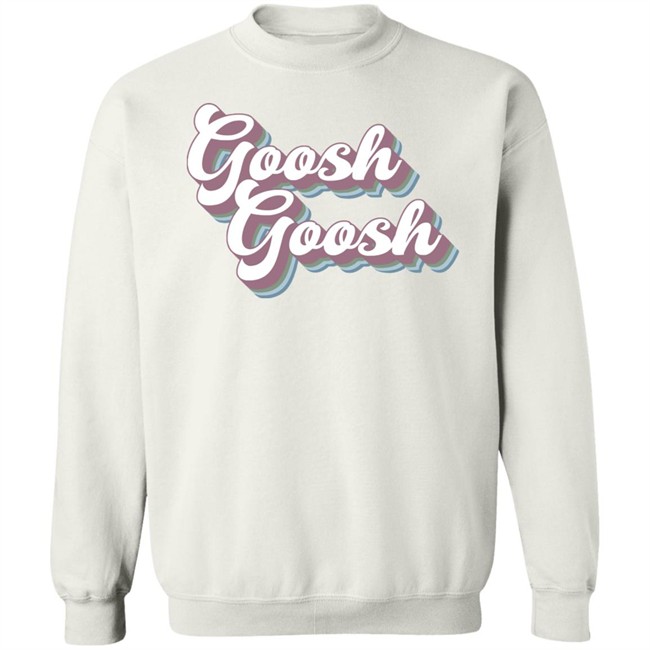 Maia Knight Merch Goosh Goosh White Crewneck Sweatshirt