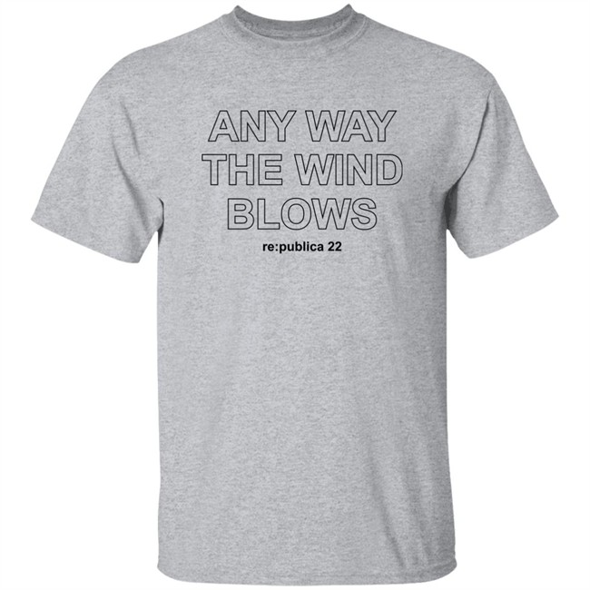 Johnny Haeusler Any Way The Wind Blows Re:Publica 22 Shirt