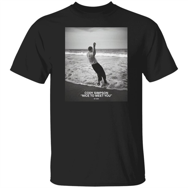 Cody Simpson Merch Cody Simpson Nice To Meet You S1-Cs4 Tee Shirt