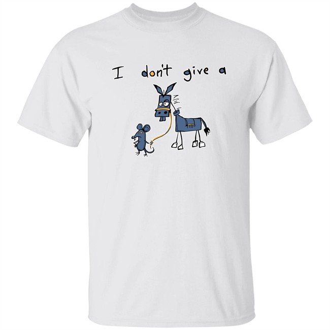 Underground Printing Shop I Don't Give A Rat's Shirt Will Not Smith