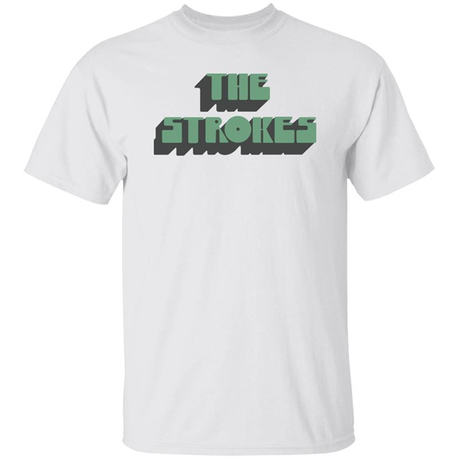 The Strokes Shop Merch The Strokes Vintage Text Shirt