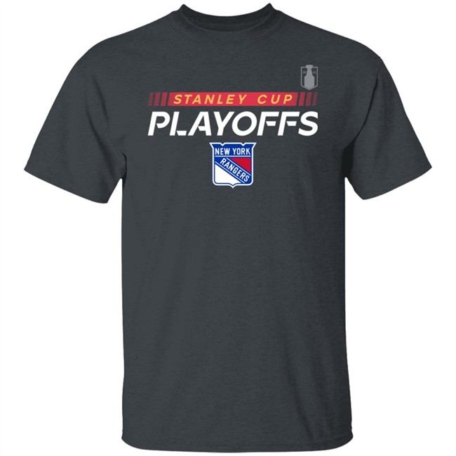 New York Rangers Fanatics Branded Authentic Pro 2022 Stanley Cup Playoffs T Shirt