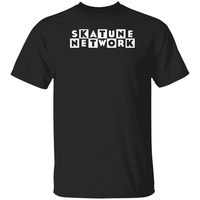 Skatune Network Merch Skatune Network Classic Logo Black T Shirt