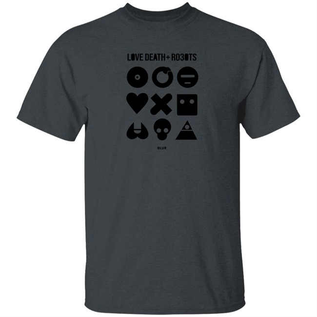 John Scalzi Love Death Robots Blur Shirt