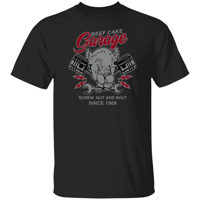 Andrew Flair Merch Beefcake Garage T Shirt Screw Nut And Bolt Since 1969