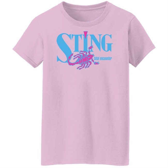 Wrassle Shop Sting Fatal Encounter Shirt WCW Worldwide Wrassle Shop Sting Fatal Encounter Shirt WCW Worldwide