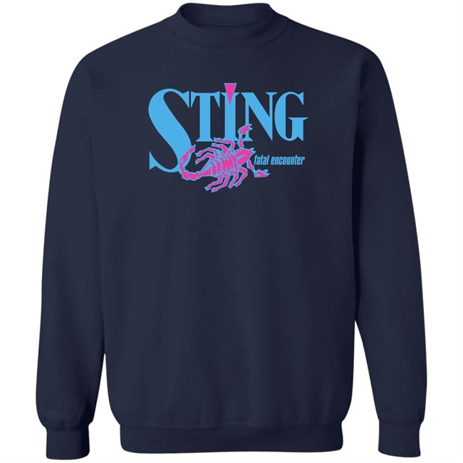 Wrassle Shop Sting Fatal Encounter Shirt WCW Worldwide Wrassle Shop Sting Fatal Encounter Shirt WCW Worldwide
