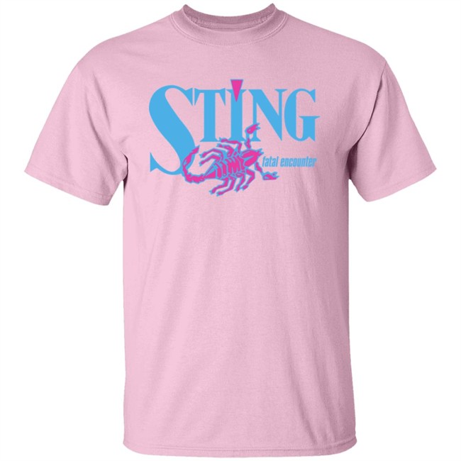 Wrassle Shop Sting Fatal Encounter Shirt WCW Worldwide Wrassle Shop Sting Fatal Encounter Shirt WCW Worldwide