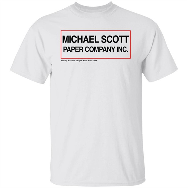 Channing Tindall Michael Scott Paper Company Inc Serving Scranton’s Paper Needs Since 2009 Shirt Miami Dolphins
