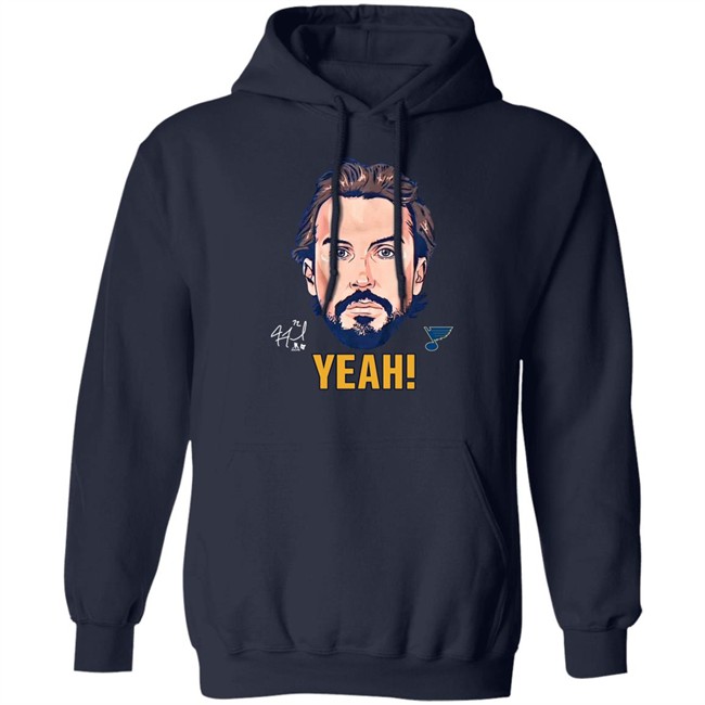 St. Louis Blues Justin Faulk Yeah Shirt Stl Authentics Merch Justin Faulk Yeah Shirt St. Louis Blues Stl Authentics Merch