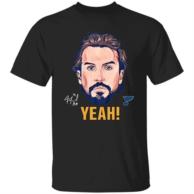 St. Louis Blues Justin Faulk Yeah Shirt Stl Authentics Merch St. Louis Blues Justin Faulk Yeah Shirt Stl Authentics Merch