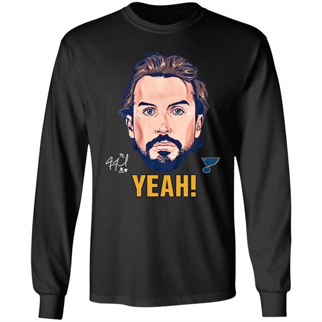 St. Louis Blues Justin Faulk Yeah Shirt Stl Authentics Merch Stl Authentics Merch Justin Faulk Yeah Shirt St. Louis Blues