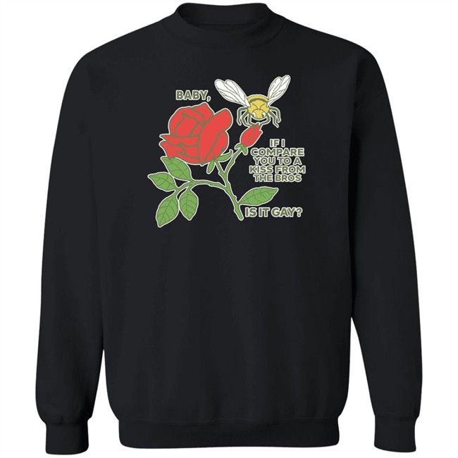 Shirts That Go Hard Baby If I Compare You To A Kiss From The Bros Is It Gay Shirt Baby If I Compare You To A Kiss From The Bros Is It Gay Shirt Shirts That Go Hard