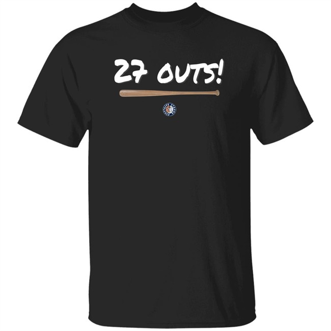 Jomboy Media Shop 27 Outs Pinstripe Strong Shirt Jomboy Media Shop 27 Outs Pinstripe Strong Shirt