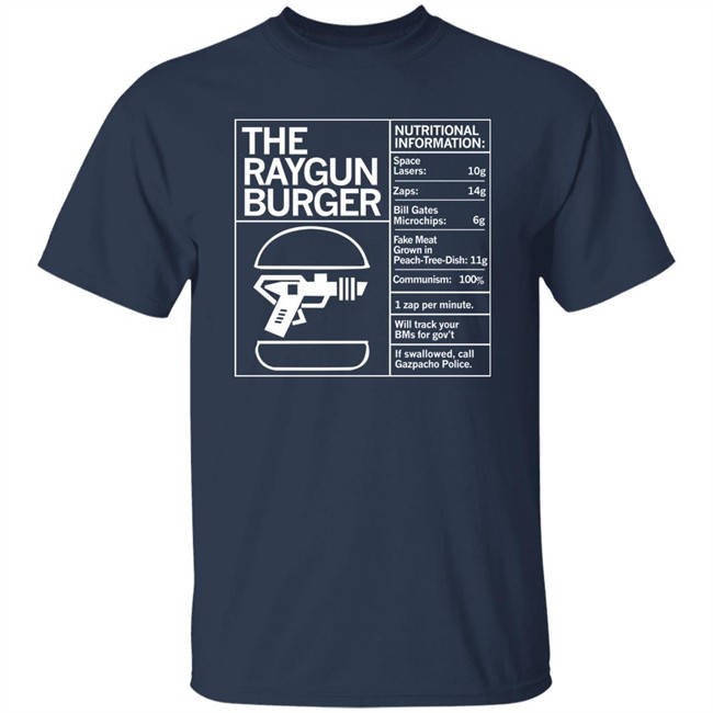 The Raygun Burger Nutritional Information Gazpacho Police Peach Tree Dish Shirt Raygun Merch Marjorie Taylor Greene Marjorie Taylor Greene The Raygun Burger Nutritional Information Gazpacho Police Peach Tree Dish Shirt Raygun Merch