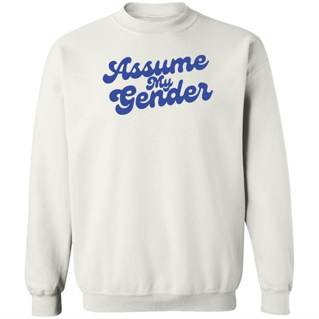Yanky Pollak Assume My Gender Shirt Rebel News Store Yanky Pollak Assume My Gender Shirt Rebel News Store