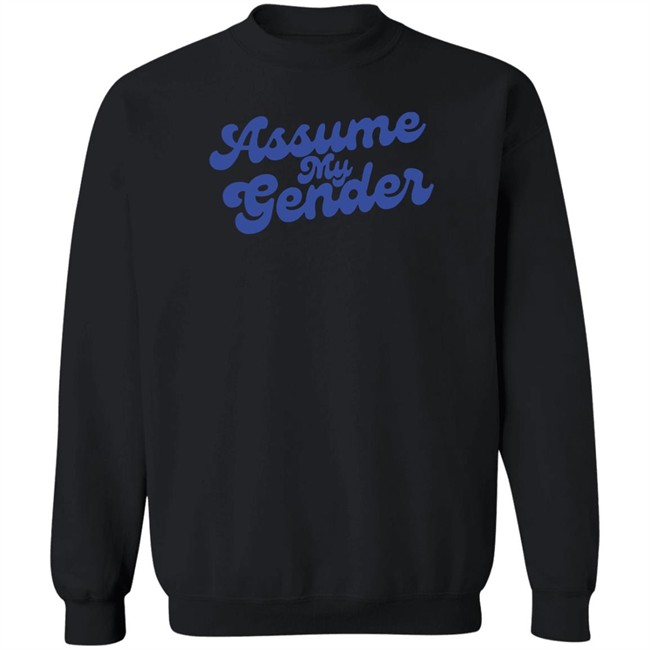 Yanky Pollak Assume My Gender Shirt Rebel News Store Assume My Gender Shirt Yanky Pollak Rebel News Store