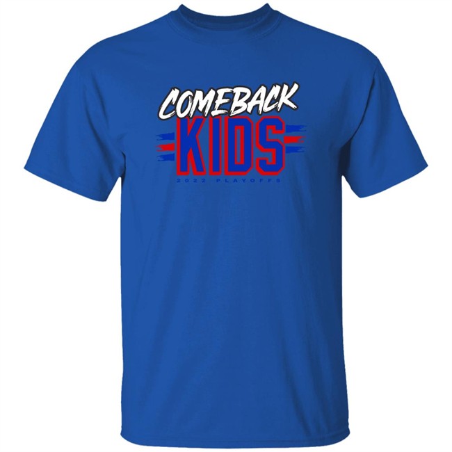 We Bleed Blue NYC Merch Store Comeback Kids 2022 Playoffs Shirt Comeback Kids 2022 Playoffs Shirt We Bleed Blue NYC Merch Store