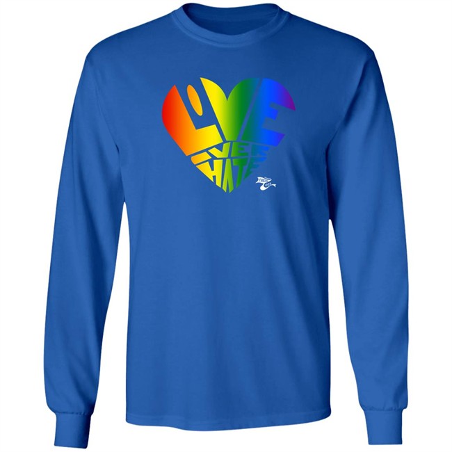 Mimi’S Fresh Tees Merch Pride Love Over Hate Shirt Baonpdx Portland Thorns Fc Baonpdx Portland Thorns Fc Mimi’S Fresh Tees Merch Pride Love Over Hate Shirt