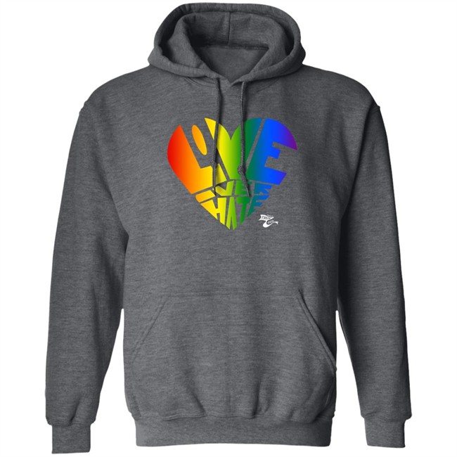 Baonpdx Portland Thorns Fc Mimi’S Fresh Tees Merch Pride Love Over Hate Shirt